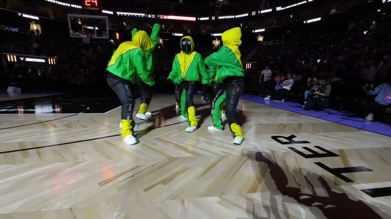 The Turffeinz Halftime performance at Golden State Valkyries Juneteenth game 2025 ,