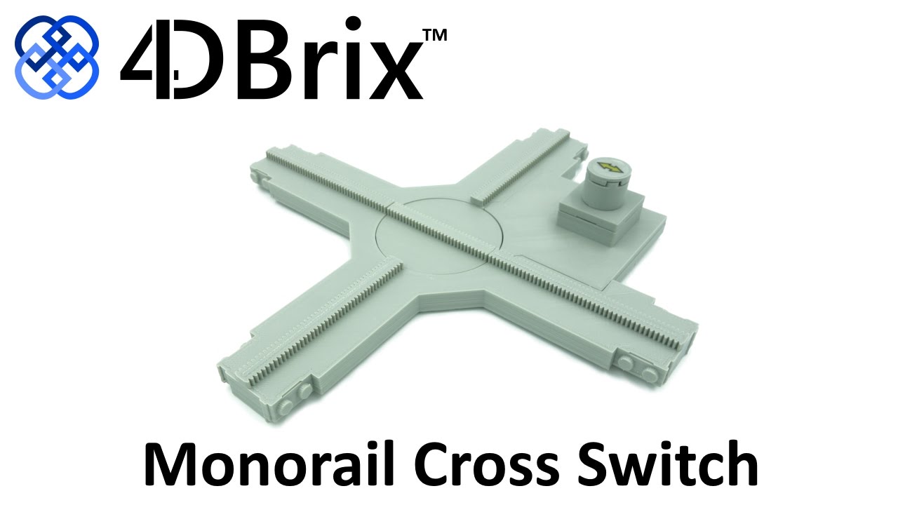 Cross Switch for LEGO® Monorail Trains