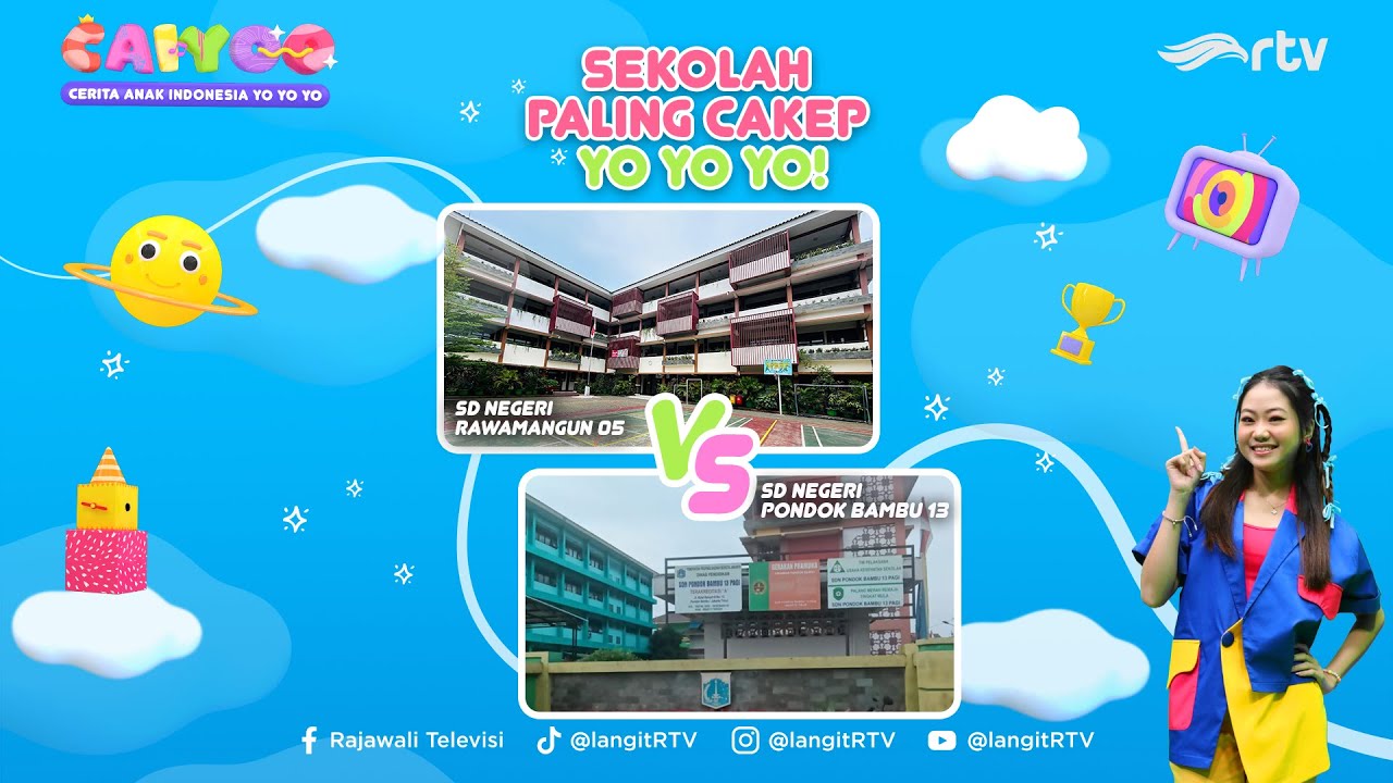 SDN RAWAMANGUN 05 VS SDN PONDOK BAMBU 13 | CAIYOO RTV #sekolahpalingcakepyoyoyo