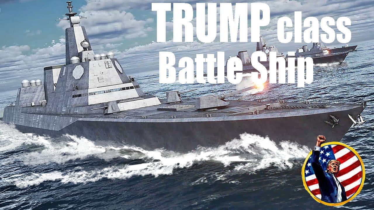 【最新】トランプ級戦艦の全貌を3DCGで再現してみた