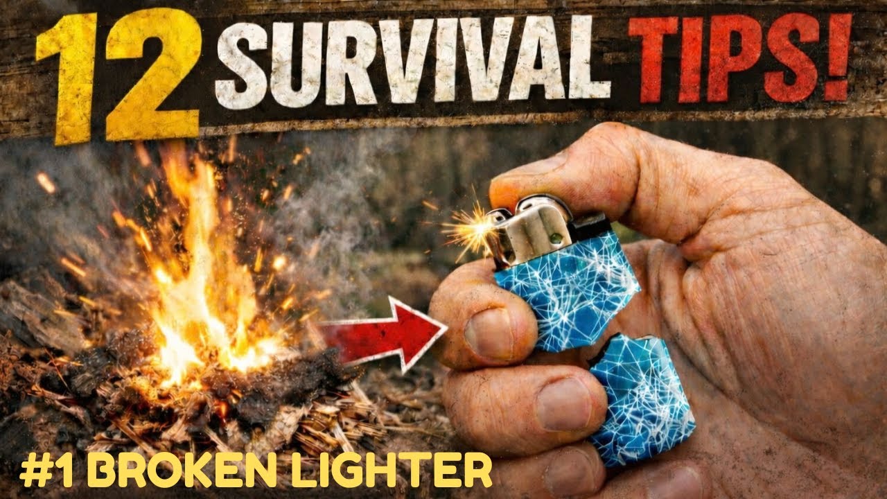 12 советов по выживанию: как развести огонь с помощью потухшей зажигалки | Инструменты для бушкрафта