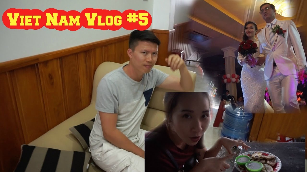 Viet Nam Vlog #5: Đi đám cưới ở SG -  Hải dỗi, Trúc dẫn đi ăn chuối đập 😝