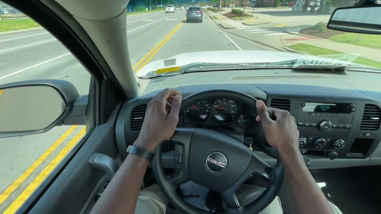 2012 GMC Sierra 1500 Work Truck POV Test Drive (4.8 V8)