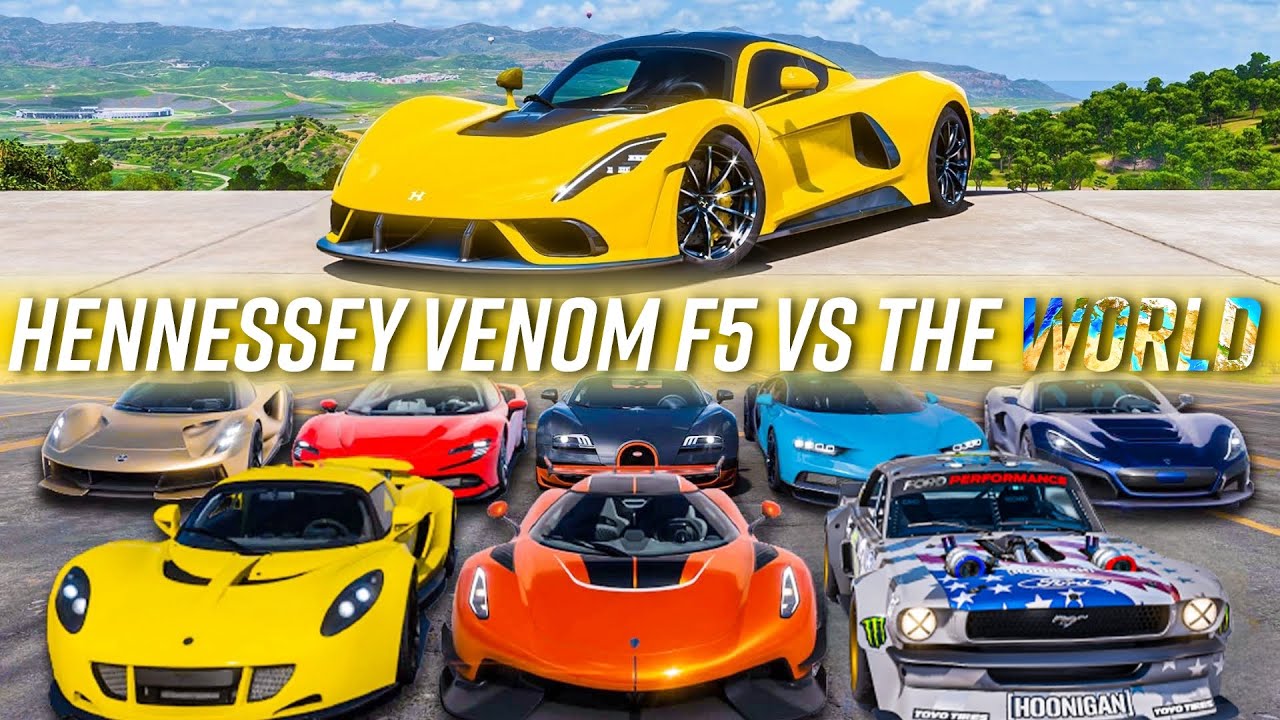 Hennessey Venom F5 vs The World! – The King of Hypercars? | Forza Horizon 5