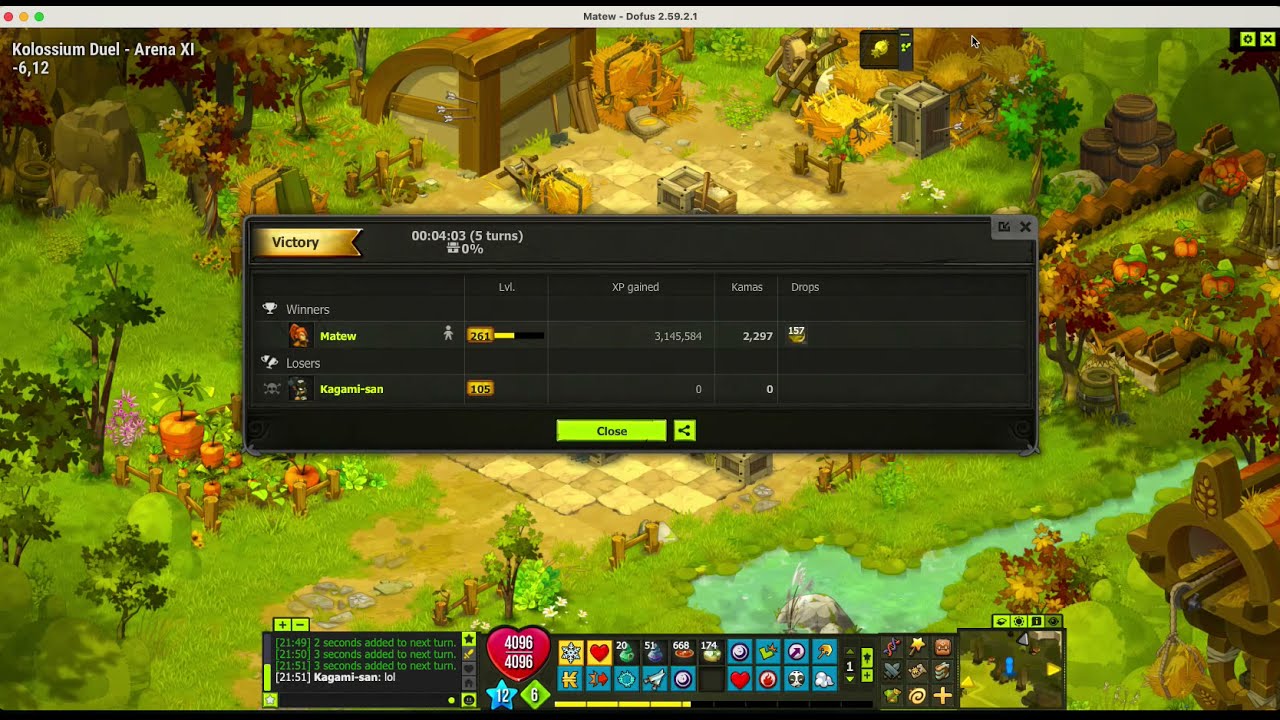 Dofus Kolossium 1v1 - Cra vs Rogue | Killing Rogue with its own bombs