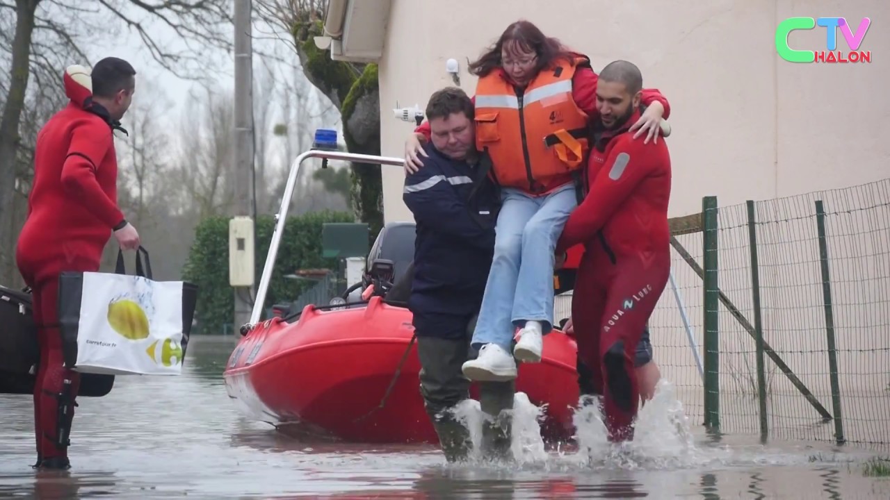 Sassenay inond&eacute;e