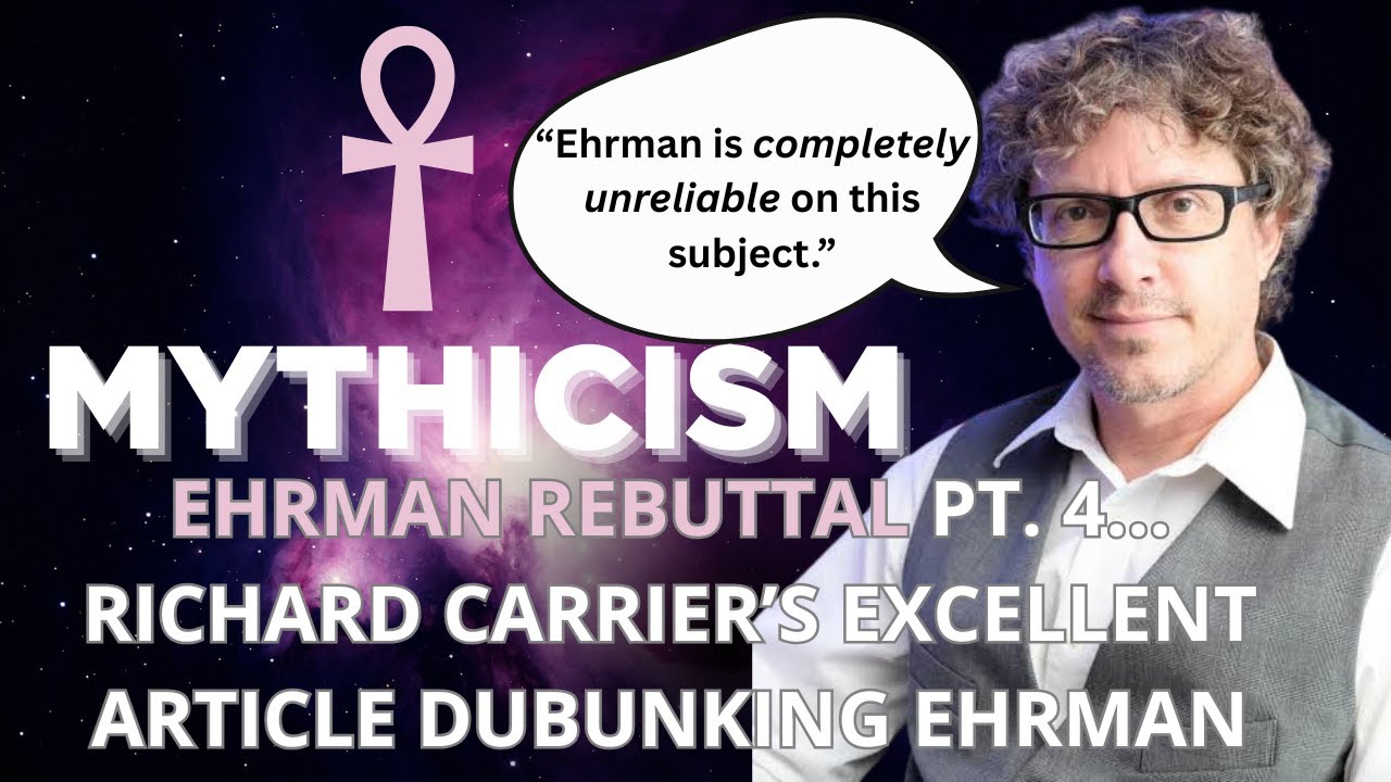 Richard Carrier responds to Bart Ehrman (beat me to it). Awesome Rebuttal!