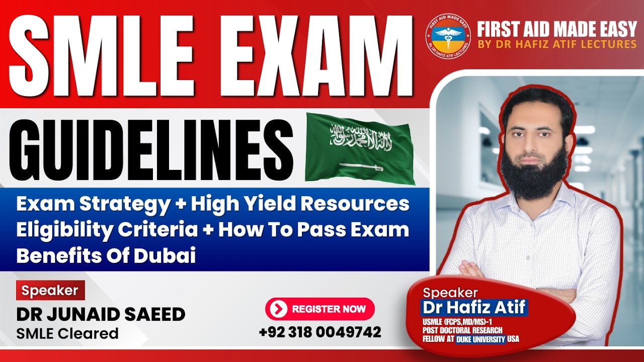 SMLE Exam Guidelines | Dr Hafiz Atif | EXAM STRATEGY + HIGH YIELD RESOURCES | FAME Platform