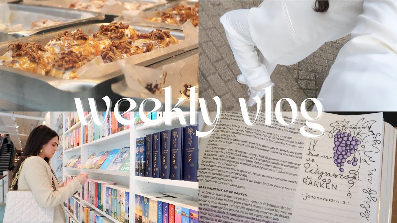 WEEKLY VLOG  | Book shopping, Easter weekend, singing in church, crazy long lashes, vegetable garden