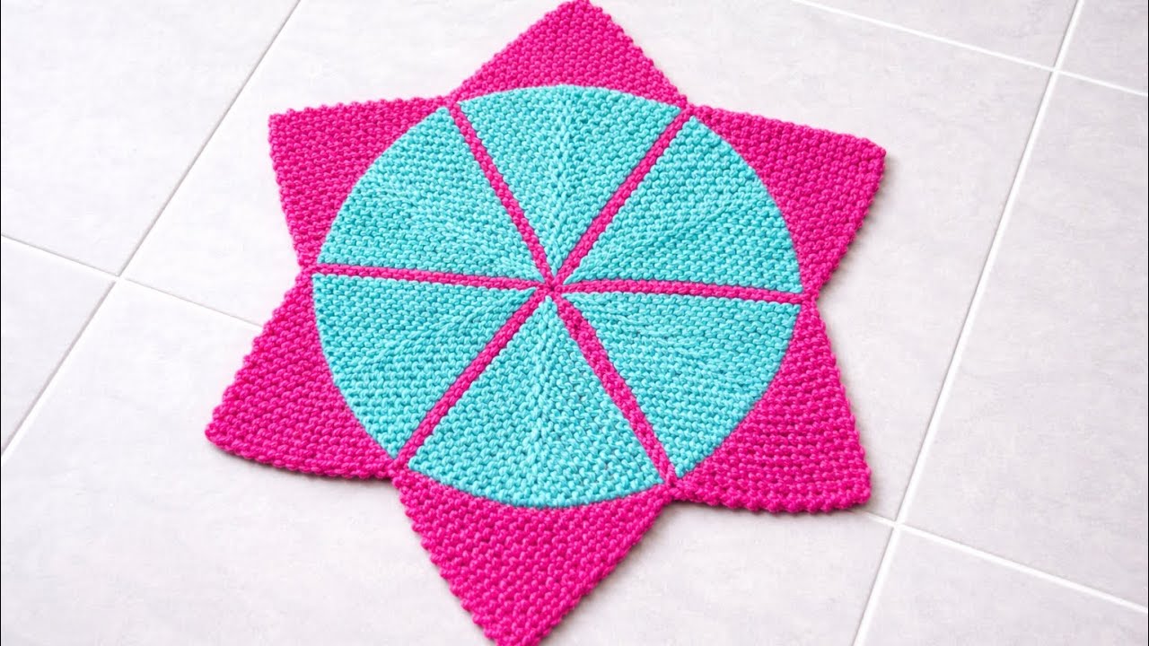 दो रंगों से बनाये कलियों वाला पायदान डिज़ाइन ।।New Doormat Design flowers shape doormat design 🔥💥