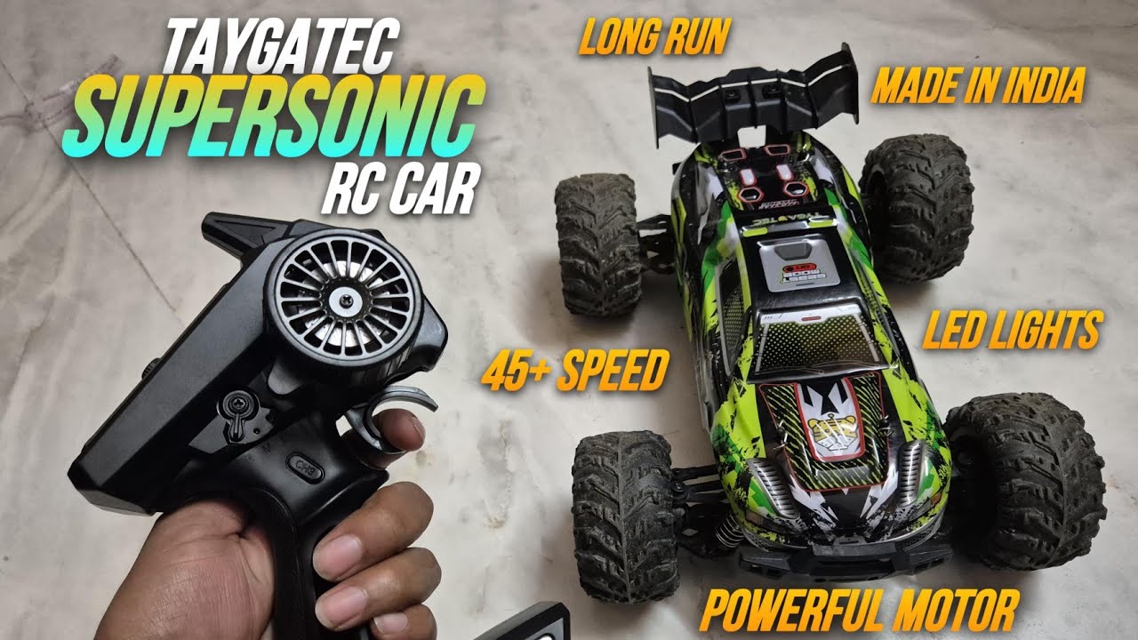 Tygatec Supersonic 4x4 High Speed RC Car 50+ kmph | Unboxing and Review | Made In India 😍✨️