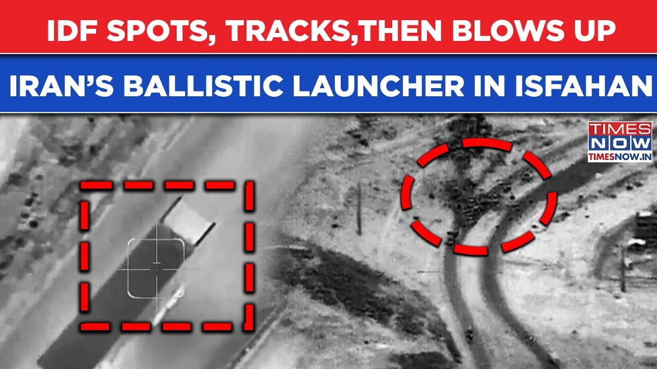 Israel's Isfahan Shocker: Watch IDF Spot, Track & Then Blow Up Iran’s Ballistic Missiles Launcher
