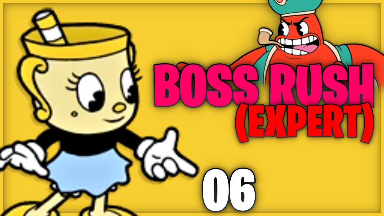 (6) Cuphead Boss Rush Expert Geçmeye Çalışıyorum
