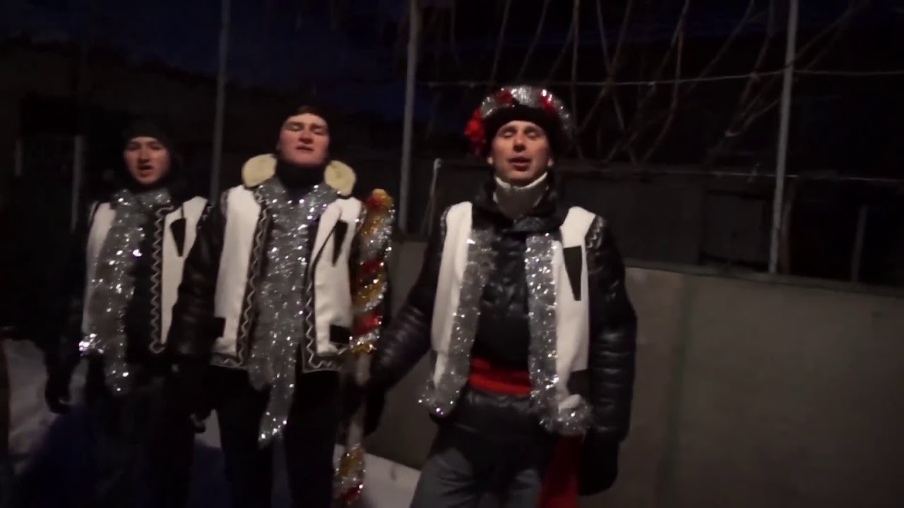 Колядки в селе  Виноградовка Курчу