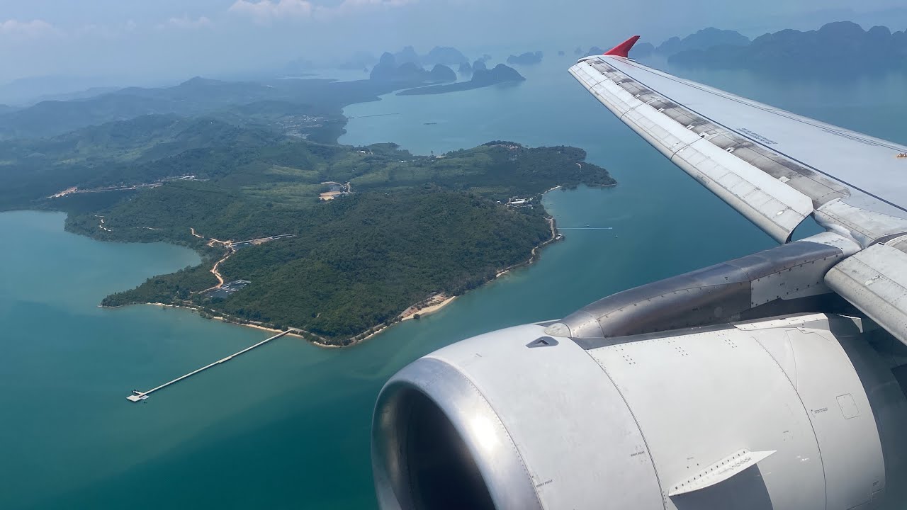 *WINDSHEAR on landing!* | Thai Air Asia | A320 | Bangkok - Phuket