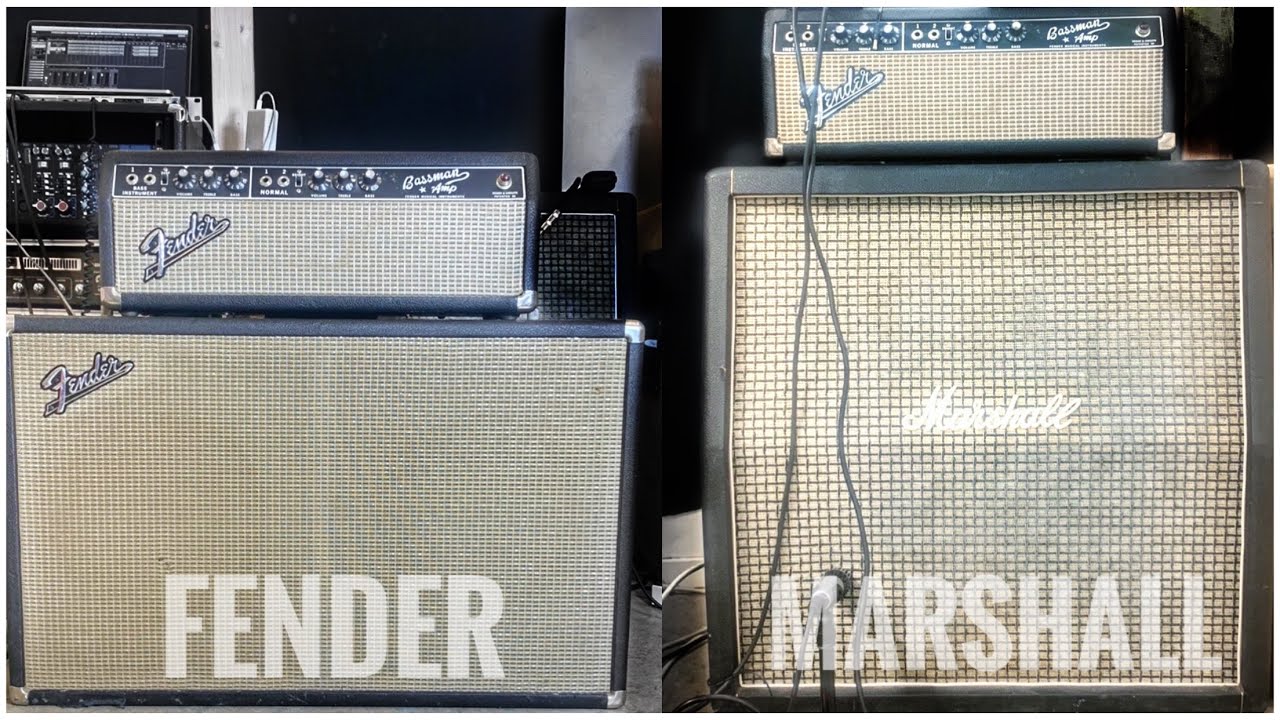 Fender Vs Marshall - Vintage Speaker Cabinet Comparison