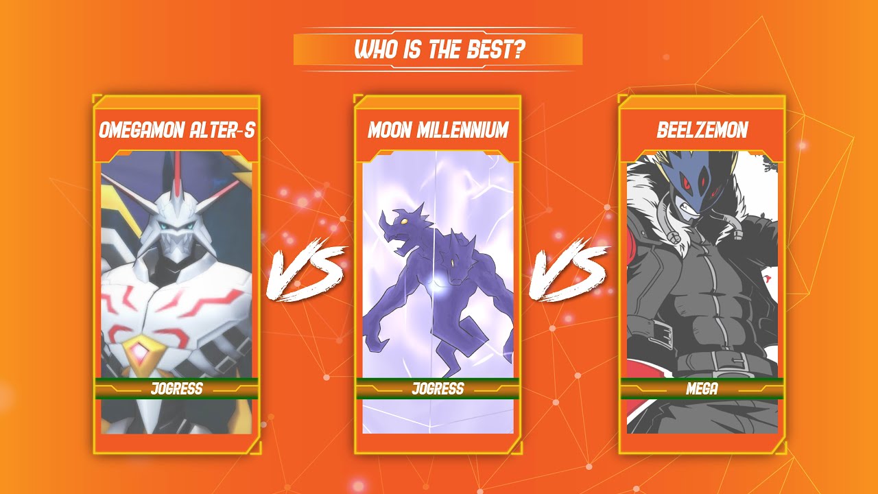 DMO Omegamon Alter-S Vs Beelzemon Vs MoonMillenniummon