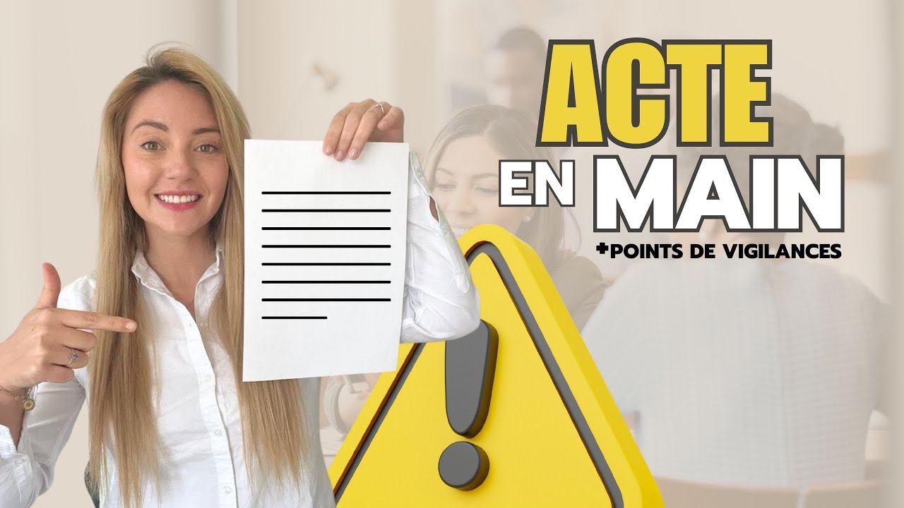 L'acte en main + points de vigilance - Emeline SIRON
