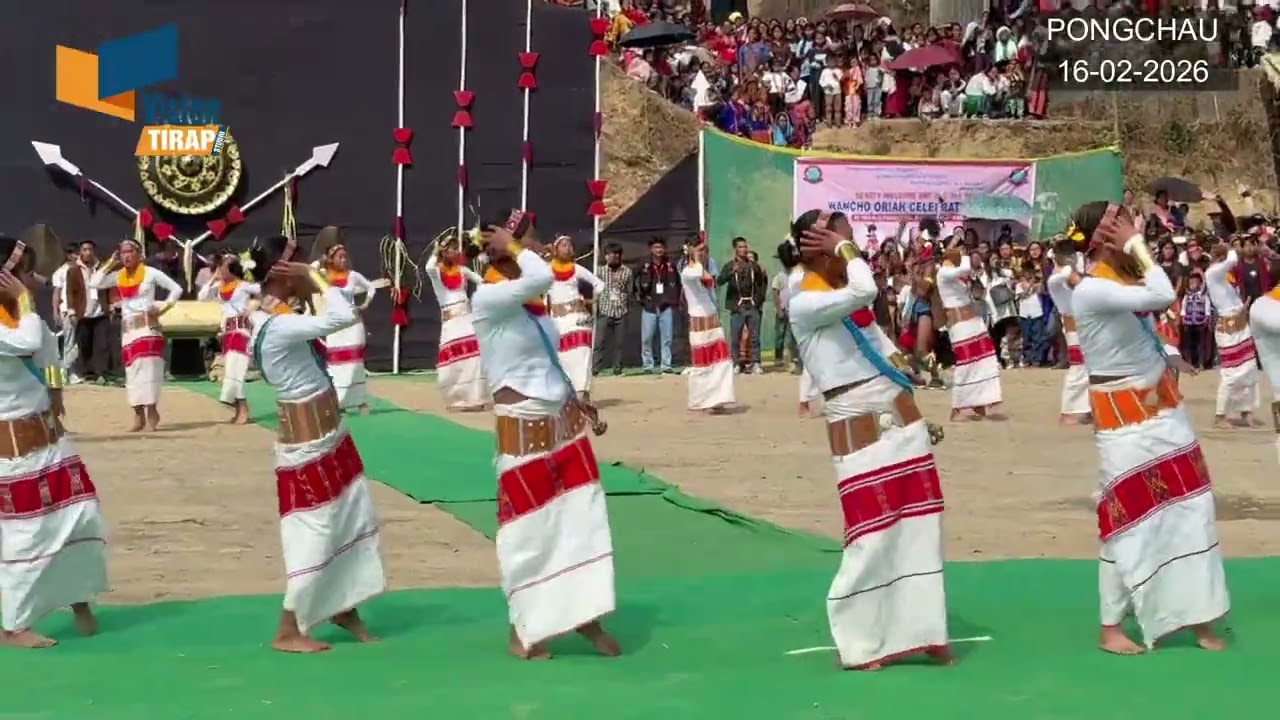 Mind blowing Mega dance performed by the Women of Pongchau during Wancho Oriah celebration, 2026