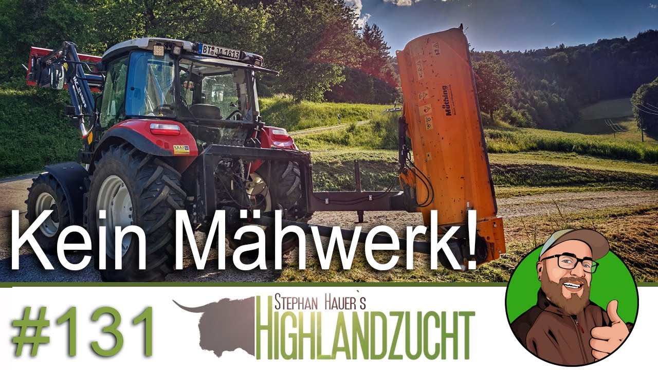 FarmVlog #131: Erster Siloschnitt 2022 ohne eigenes Mähwerk | Mulchen mit dem Müthing Mulcher