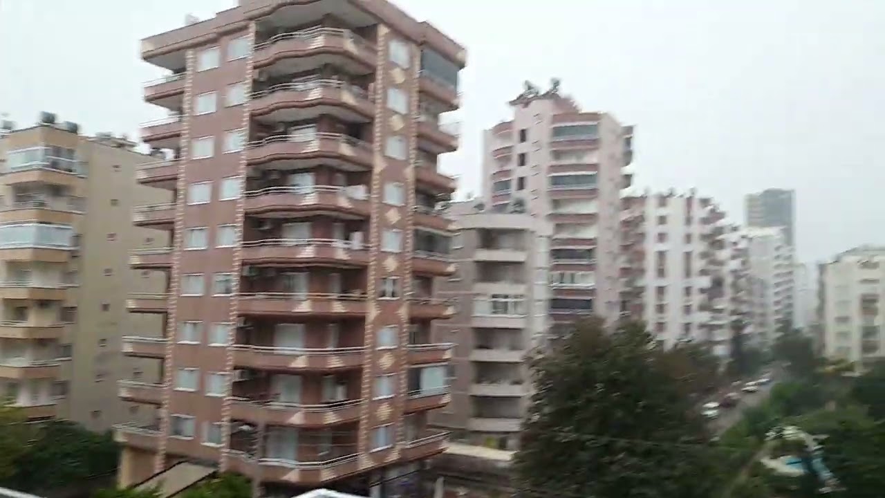 Mersin'de Kuvvetli Gökgürültülü Sağanak Yağış! / 6 Mayıs 2023 Cumartesi