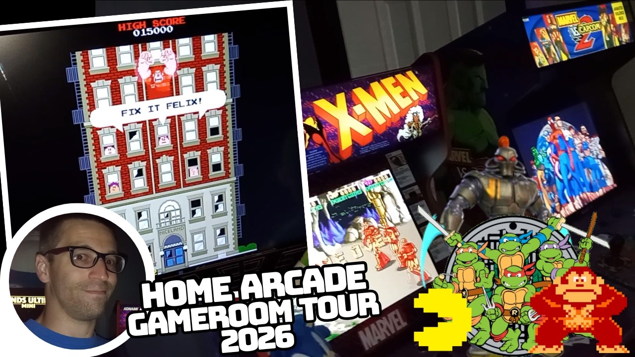 Home Arcade Gameroom Tour 2026
