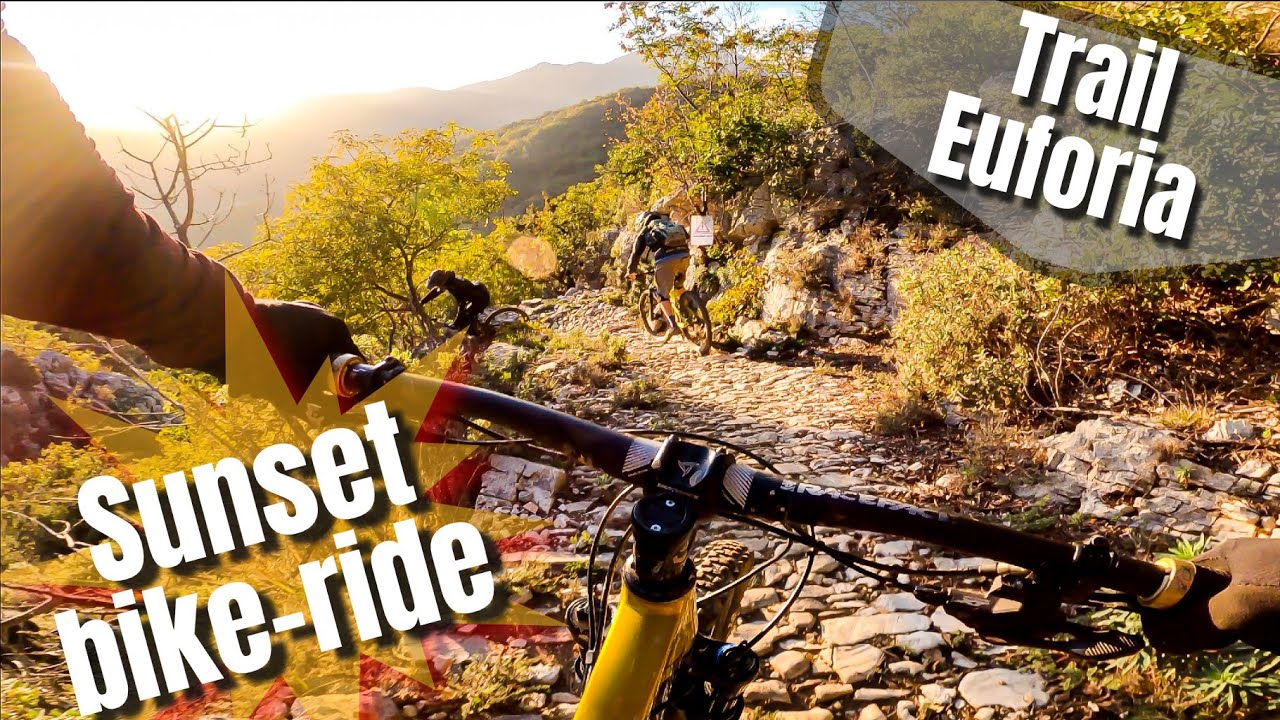 Euforia Trail FINALE LIGURE | Late Sunset Run, amazing feeling | MTB vlog