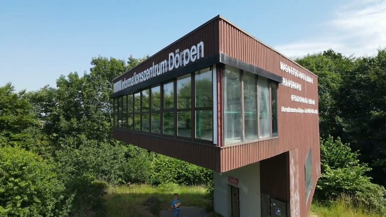 Auf den Spuren der Transrapid   aufgenommen mit der DJI Mini 3 pro