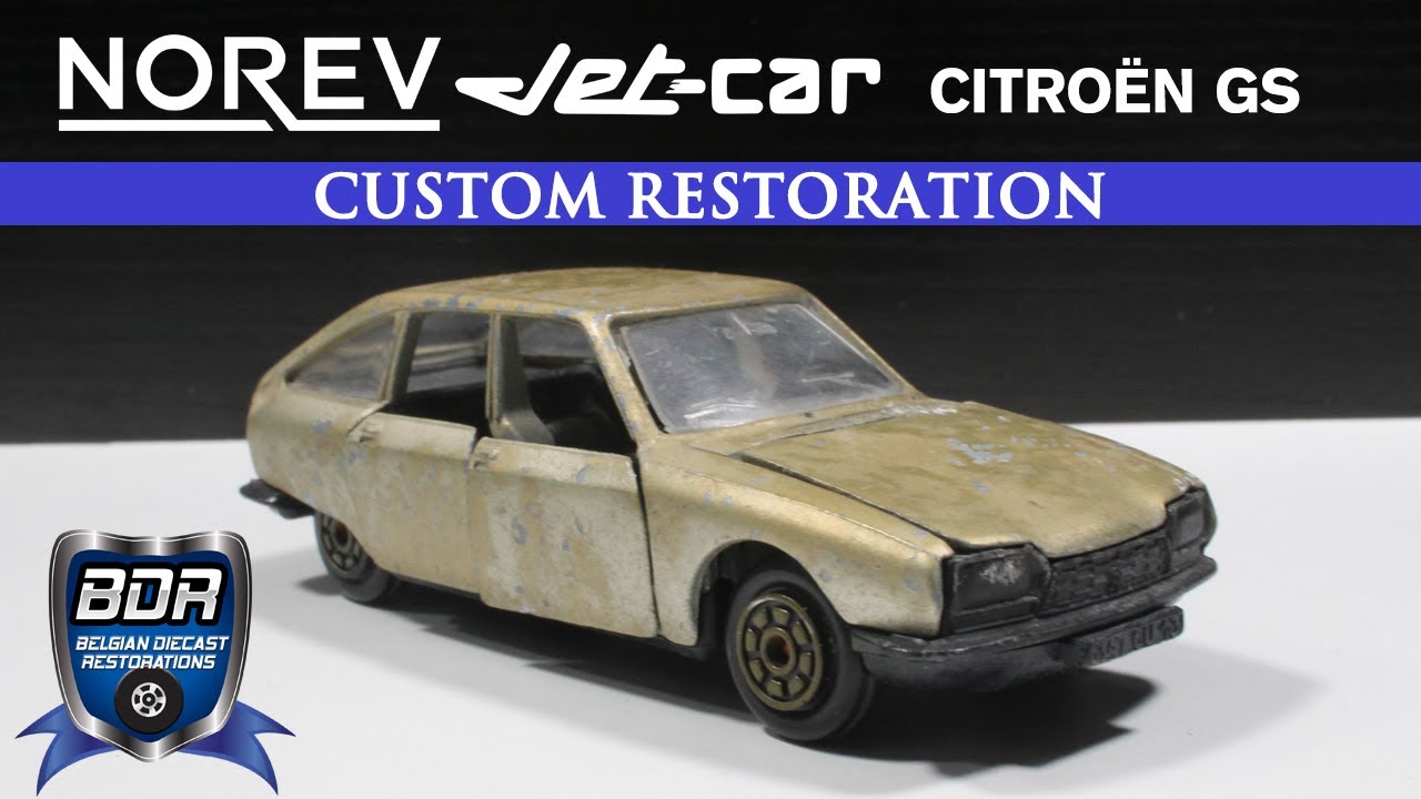 Norev JetCar 810 Citroën GS Diecast Custom Restoration
