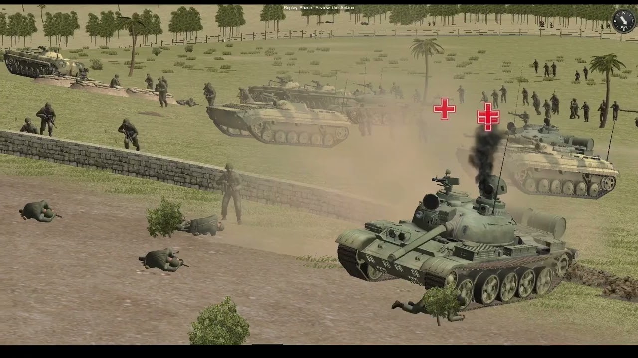 Battle of Scimitar, a Combat Mission Shock Force 2 Syrian Assault on German defenders.