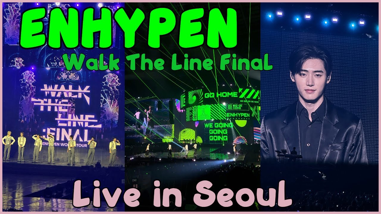 ENHYPEN (엔하이픈) LIVE IN SEOUL | Walk the Line FINAL Day 3 Concert Vlog 251026 [4K]