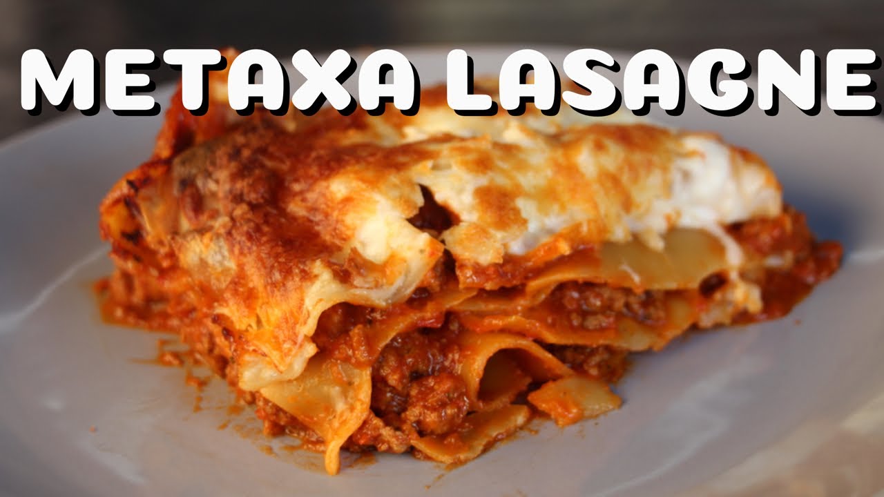 GYROS LASAGNE mit METAXASAUCE - mein BESTES REZEPT für LASAGNE - deutsches BBQ-Video - 0815BBQ