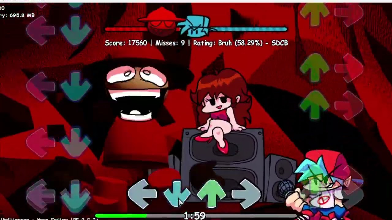 FNF Dave & Bambi V3 - Unfairness(Psych Engine)(Ghost Tapping)(No Double Setup)