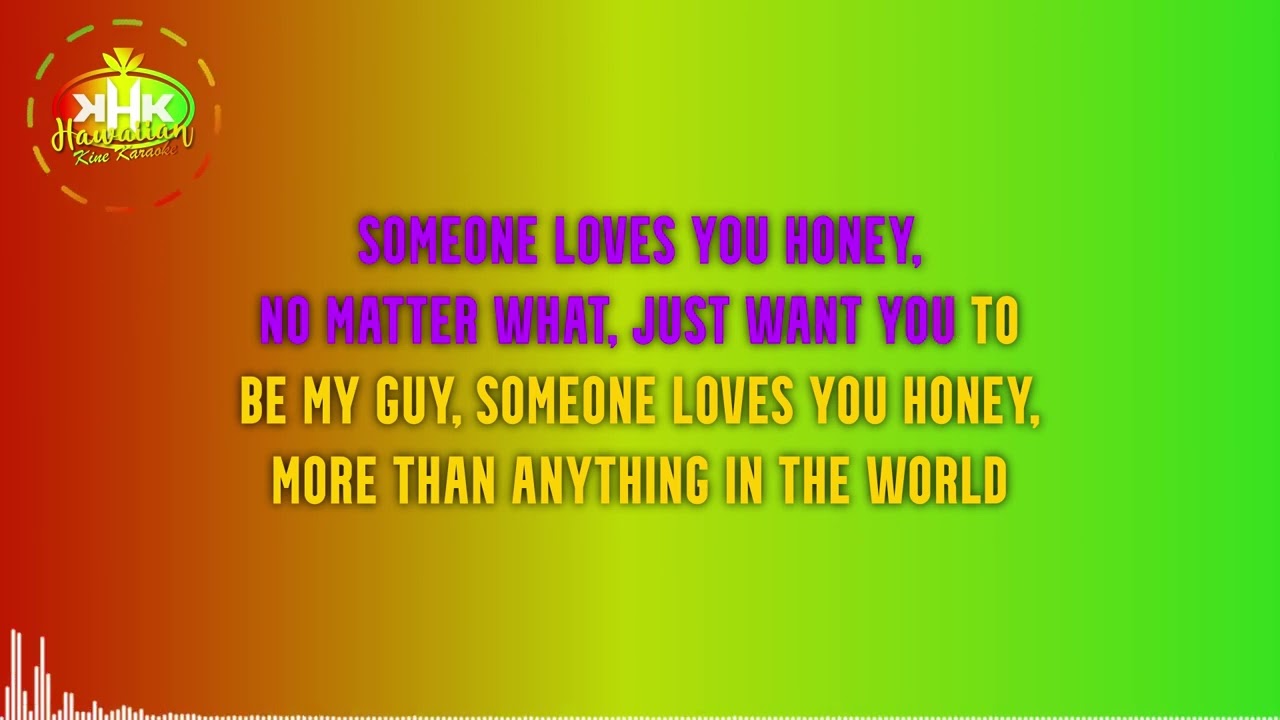 Kiani - Someone Loves you Honey (Karaoke Version) - Hawaiian Karaoke