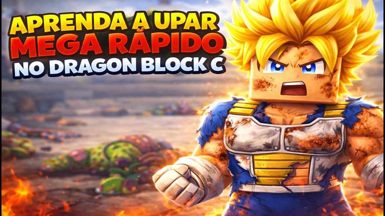 APRENDA A UPAR MEGA RÁPIDO NO DRAGON BLOCK C !!