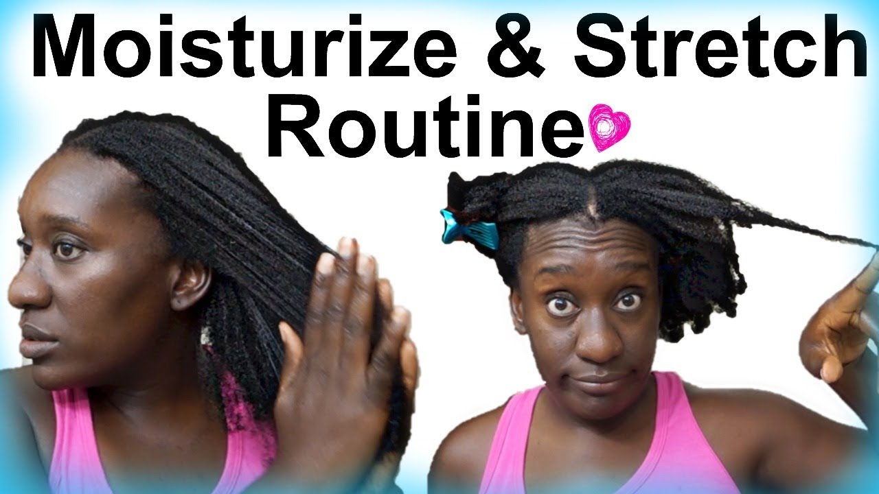 How to Moisturize & Stretch 4c Natural Hair | Tangles & Knots Chitchat