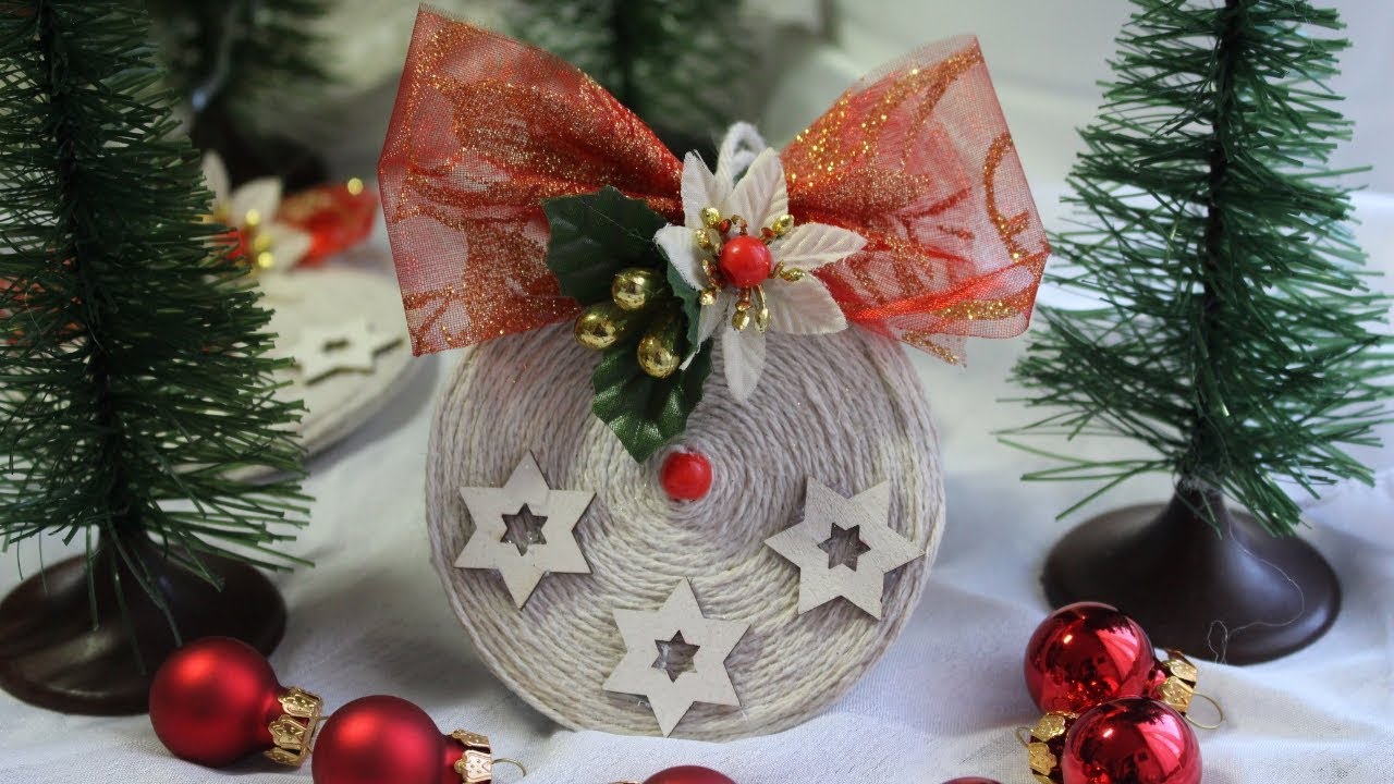 🎄Palline di Natale FAI DA TE con lo spago🎄 -🎄 DIY Christmas String Balls🎄