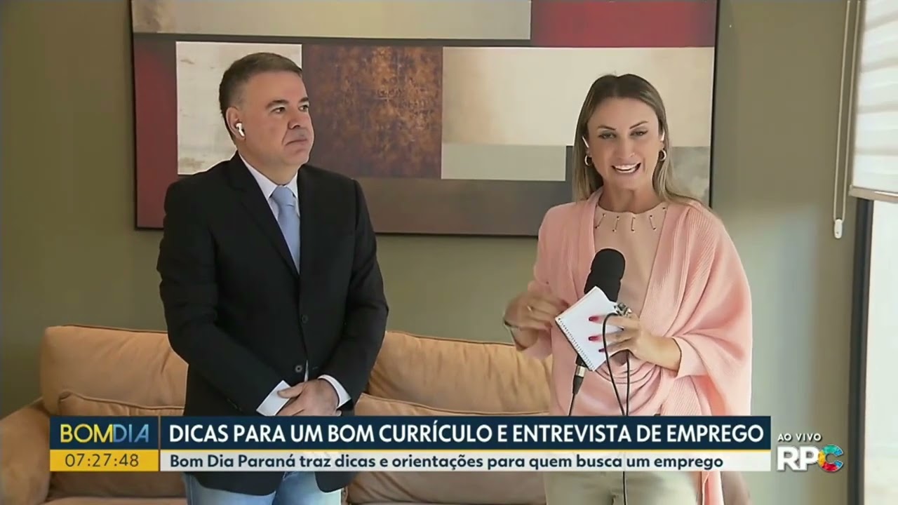 Dicas para bom currículo e entrevista de emprego - Bom Dia PR