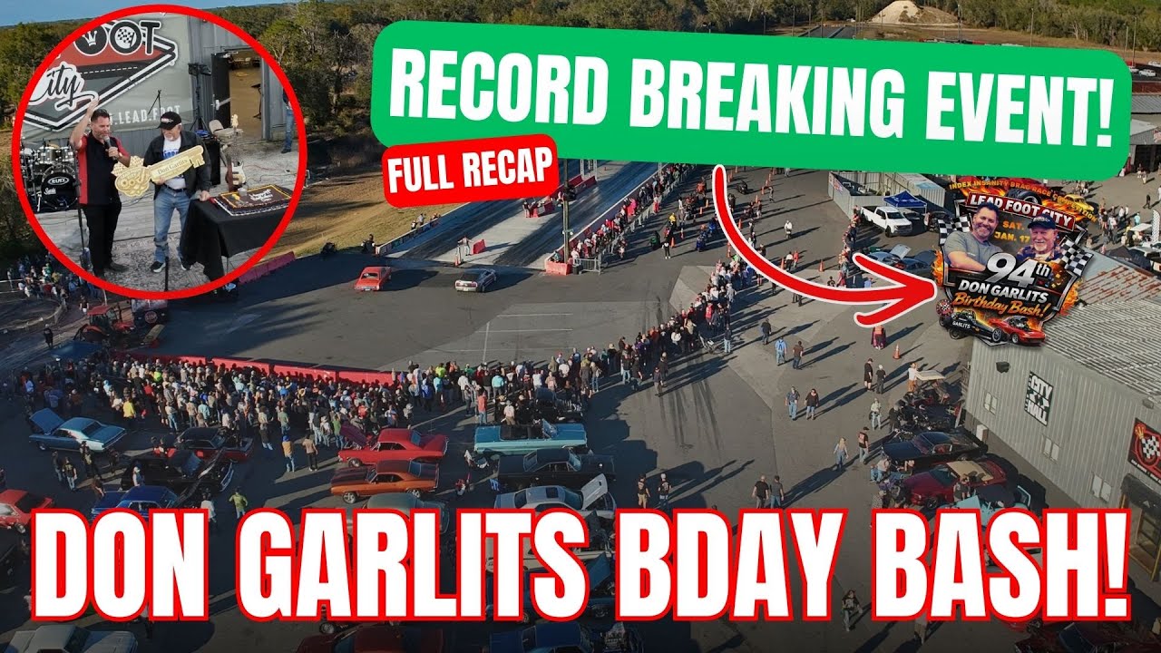 Don Garlits 94th BDAY BASH at Lead Foot City Was HUGE!!! Full Event Recap