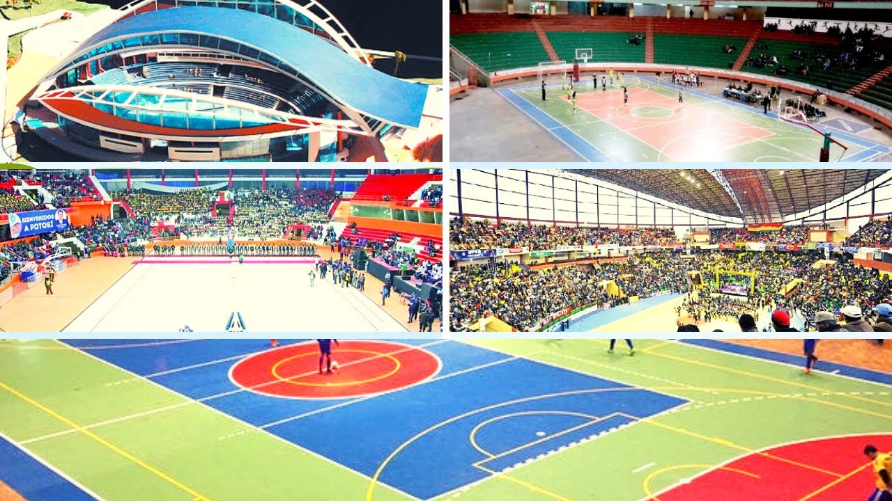 Cinco coliseos cerrados mas modernos de BOLIVIA