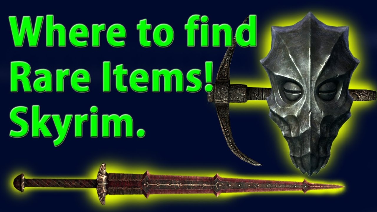 Where to get Bloodskal Blade, Zahkrisos's Mask and Ancient Nord Pickaxe!