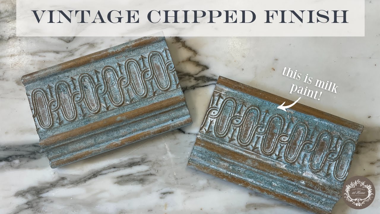 DIY Vintage Chipped Finish