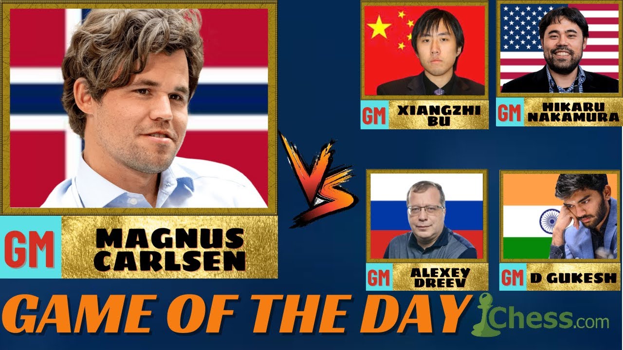 Chess: Magnus Carlsen | Game of the day