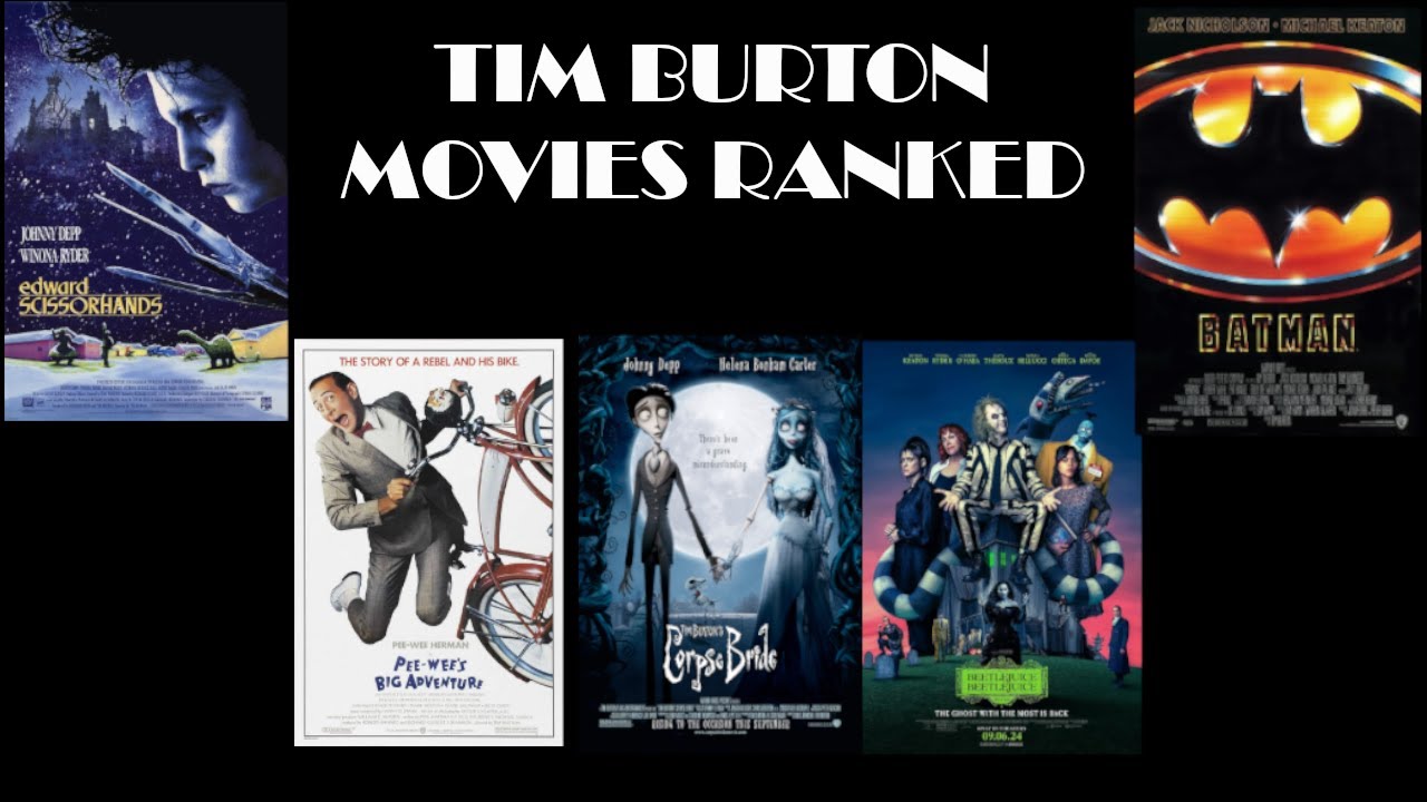 Tim Burton Movies Ranked