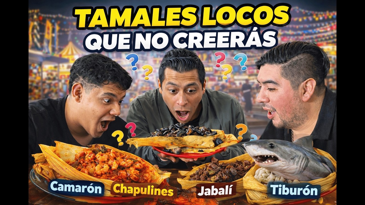 ¿TAMAL DE TIBURON? 😱| Feria del Tamal Iztapalapa |