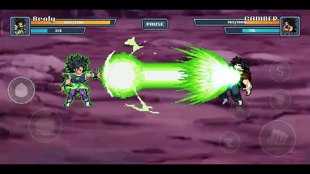 legend Warrior Gameplay Part-3 (broly vs camber fight)