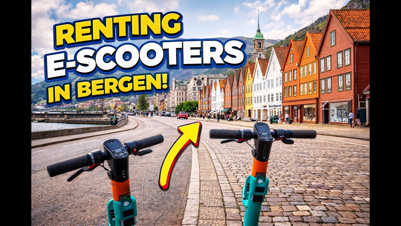 Is Bergen the Best City to Ride E-Scooters in Norway? #4k #travel
