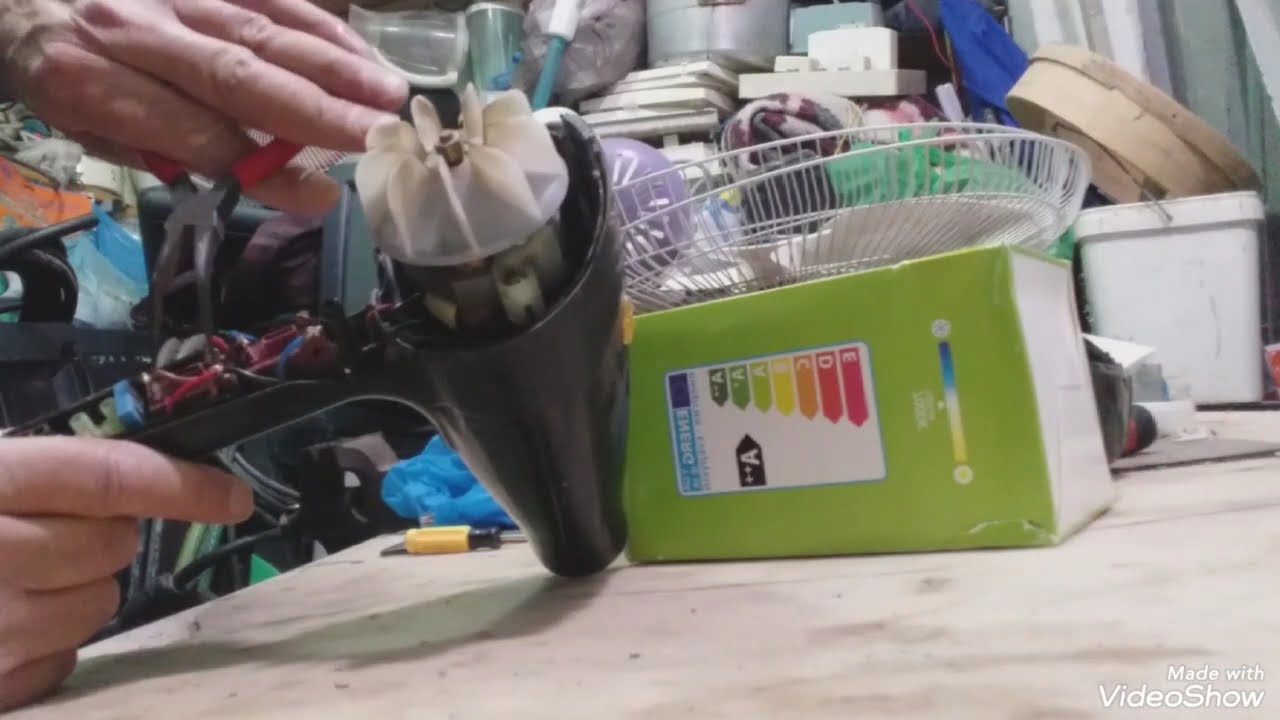 إصلاح زر أو مفتاح آلة مجفف الشعر