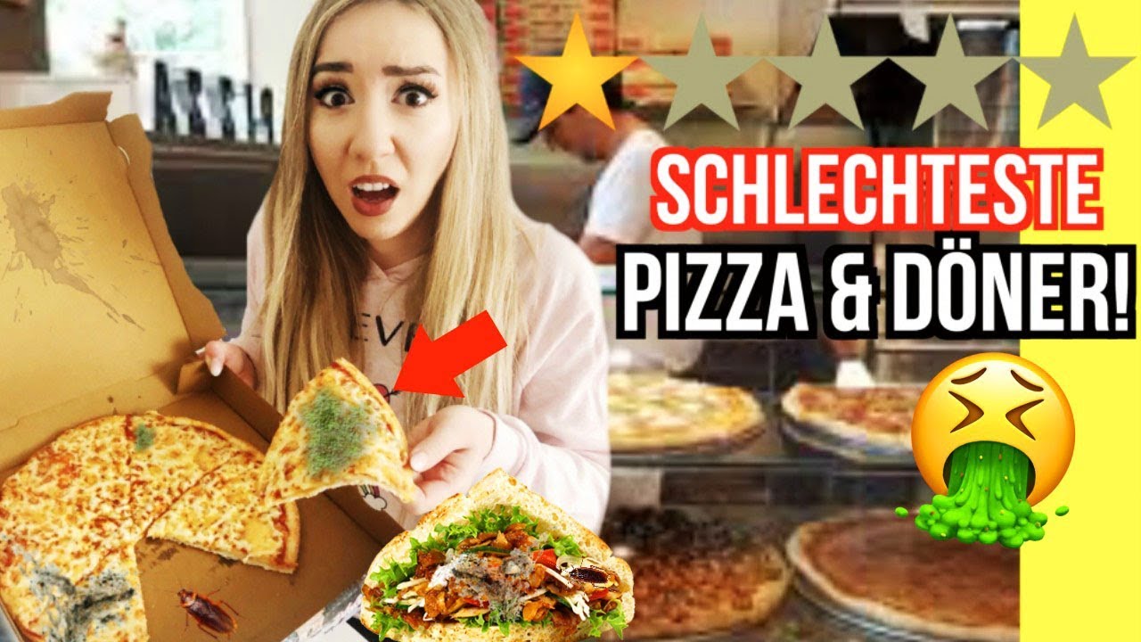 ESSE SCHLIMMSTEN D&Ouml;NER PIZZA POMMES in meiner STADT - Challenge
