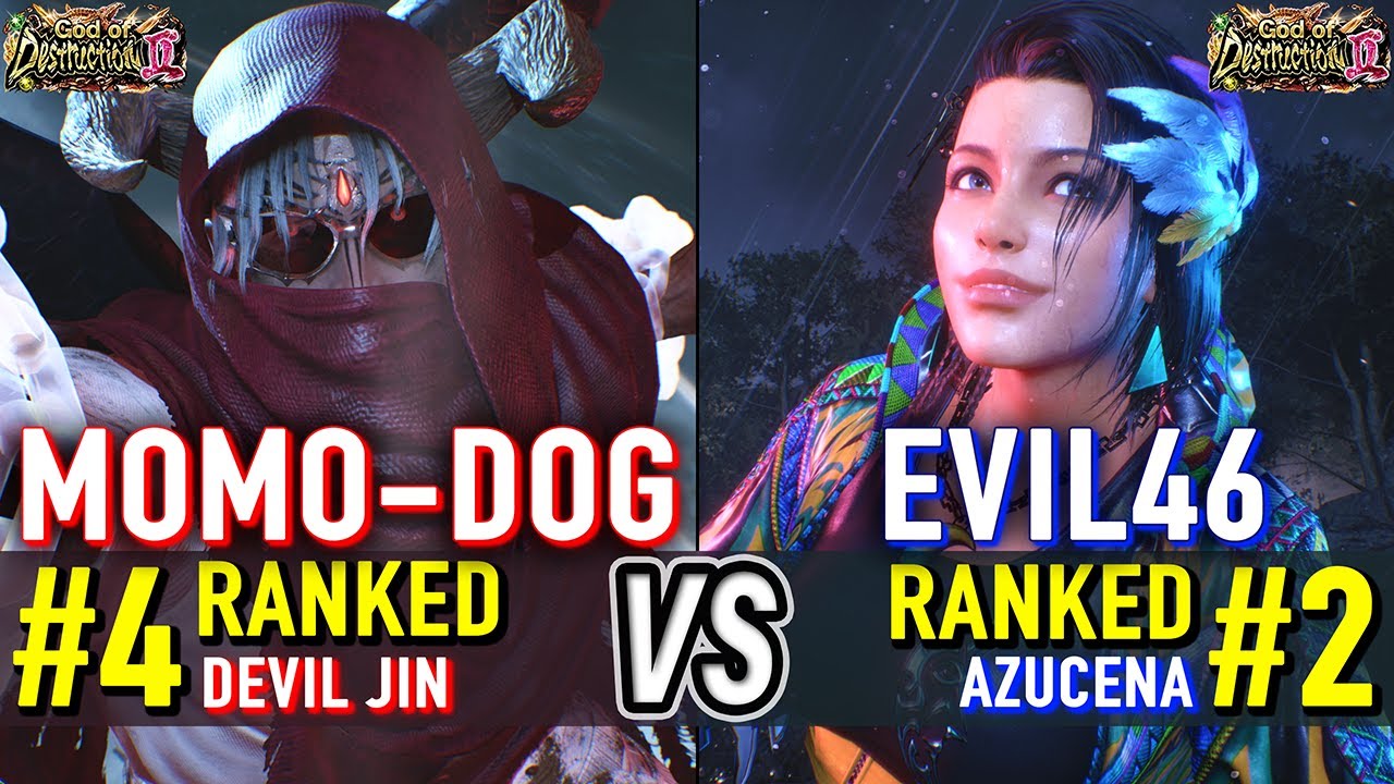 T8 🔥 MOMO-DOG (#4 Ranked Devil Jin) vs EVIL46 (#2 Ranked Azucena) 🔥 Tekken 8 High Level Gameplay